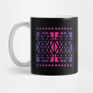 “Dimensional Bloom” - V.2 Purple - (Geometric Art) (Dimensions) - Doc Labs Mug